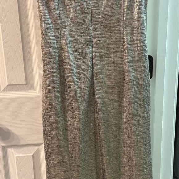 Shimmery Silver Formal Gown - Picture 4 of 7